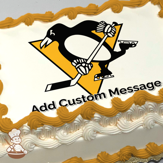 NHL Pittsburgh Penguins Photo Cake