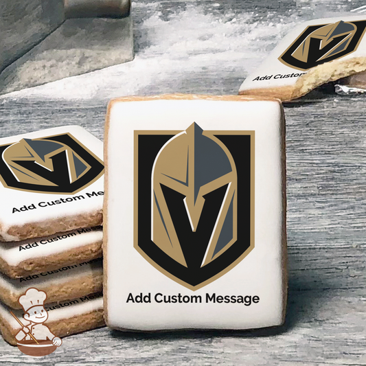 NHL Vegas Golden Knights Custom Message Cookies (Rectangle)