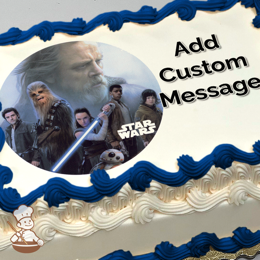 Star Wars The Last Jedi Resistence Photo Cake