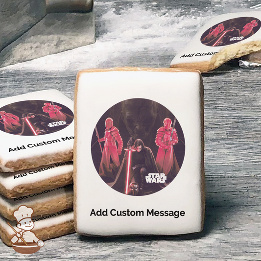Star Wars The Last Jedi First Order Custom Message Cookies (Rectangle)