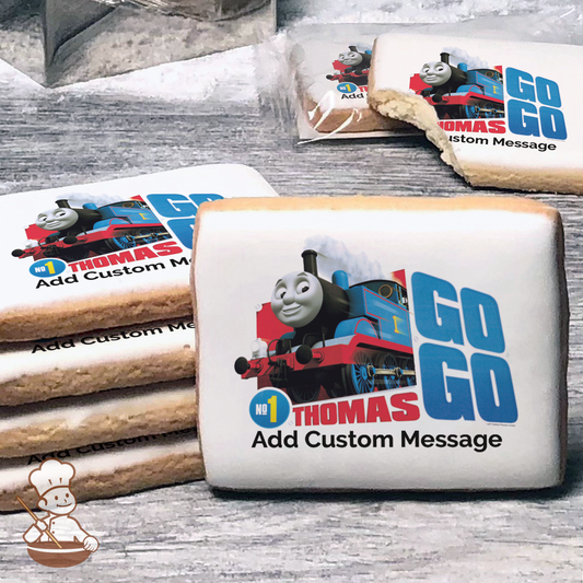 Thomas and Friends Go Go Thomas Custom Message Cookies (Rectangle)