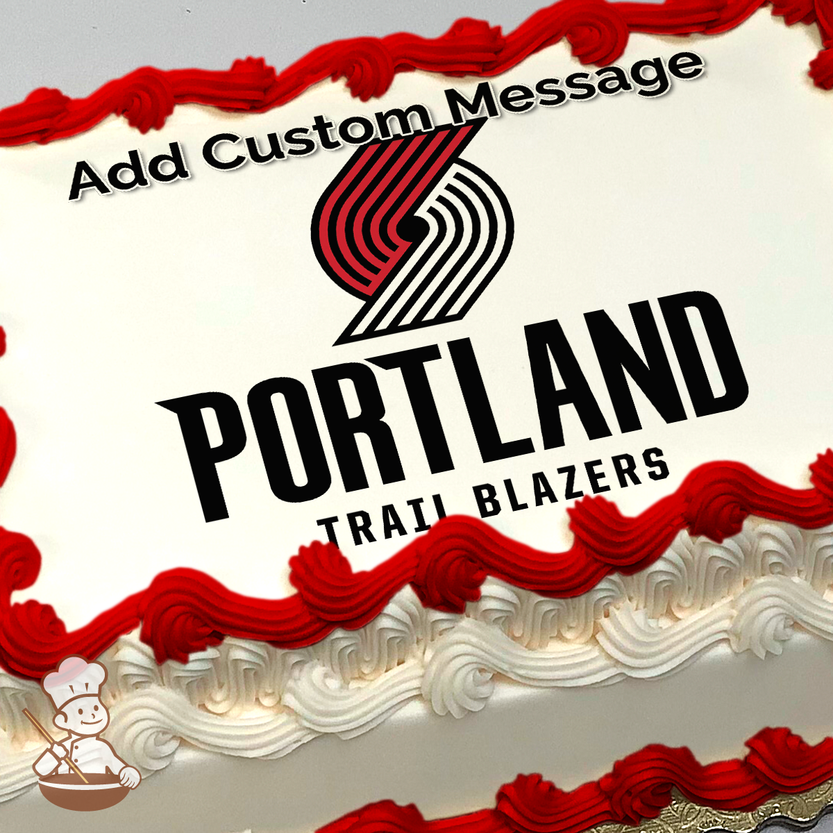 NBA Portland Trail Blazers Photo Cake