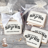 NBA San Antonio Spurs Custom Message Cookies (Rectangle)