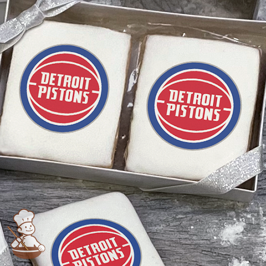 NBA Detroit Pistons Cookie Gift Box (Rectangle)