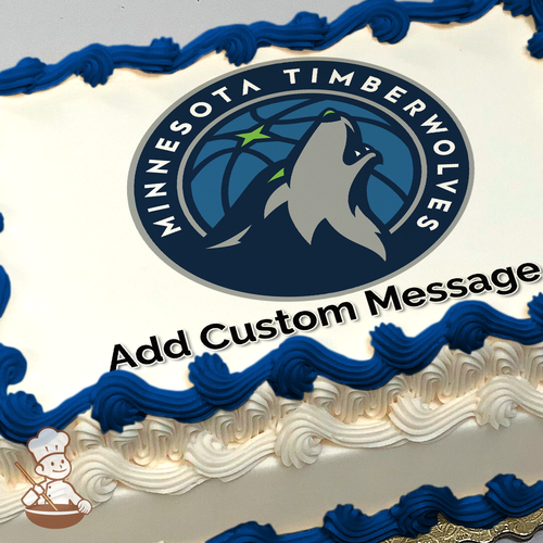 NBA Minnesota Timberwolves Photo Cake