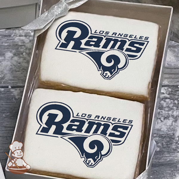 NFL Los Angeles Rams Cookie Gift Box (Rectangle)