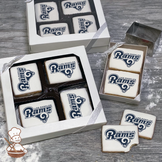 NFL Los Angeles Rams Cookie Gift Box (Rectangle)