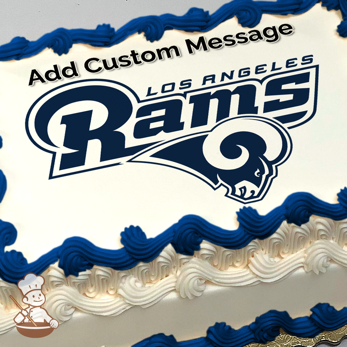 NFL Los Angeles Rams Photo Cake – Freedom Bakery