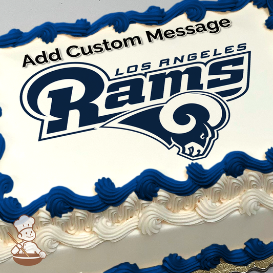 NFL Los Angeles Rams Photo Cake