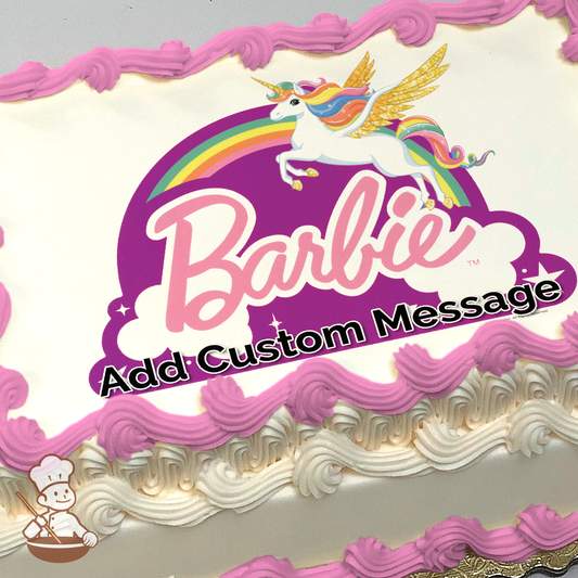 Barbie Dreamtopia Just Believe Photo Cake