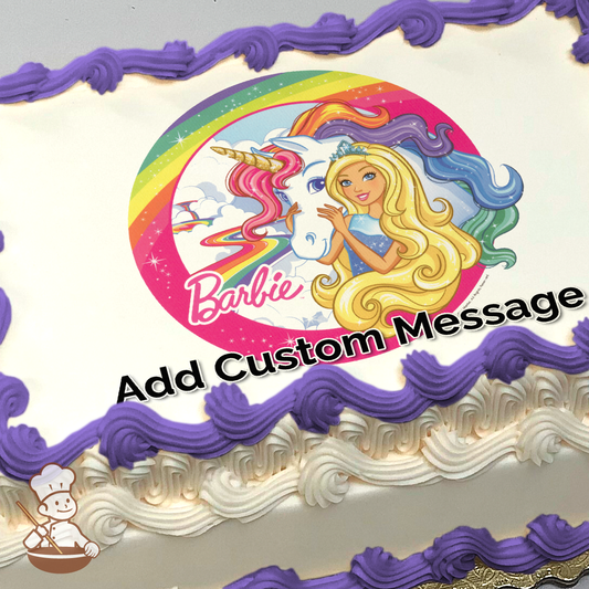 Barbie Dreamtopia Imagine Photo Cake