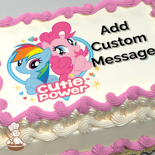 My Little Pony Cutie Power Photo Cake