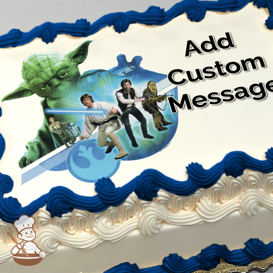 Star Wars The Force is Strong Photo Cake