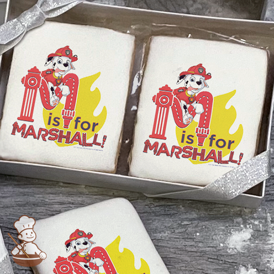 PAW Patrol M is for Marshall Cookie Gift Box (Rectangle)