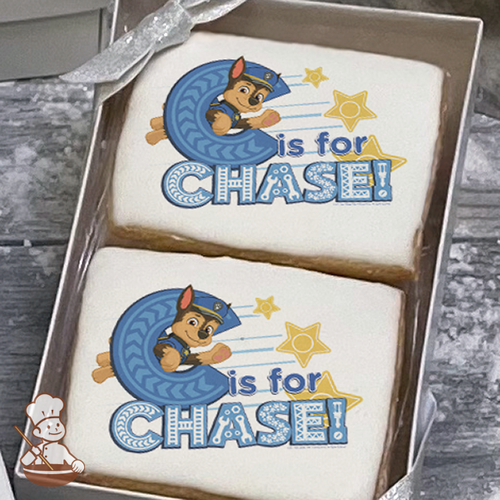 PAW Patrol C for Chase Cookie Gift Box (Rectangle)