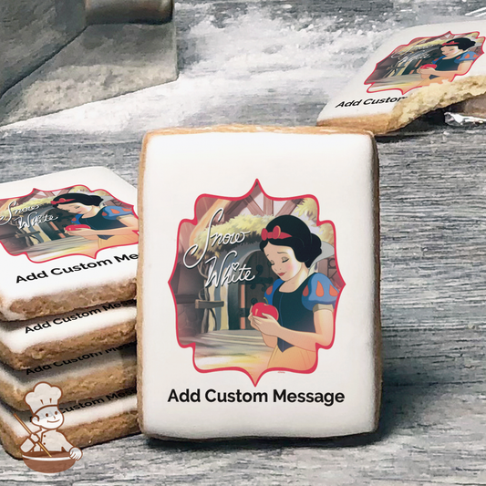 Disney Princess Snow White Custom Message Cookies (Rectangle)