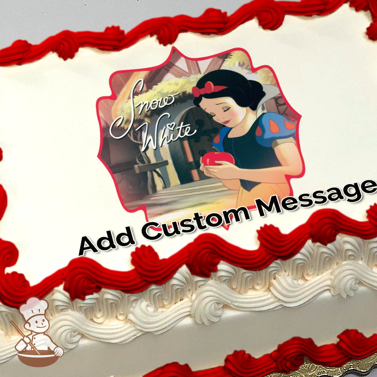 Disney Princess Snow White Photo Cake