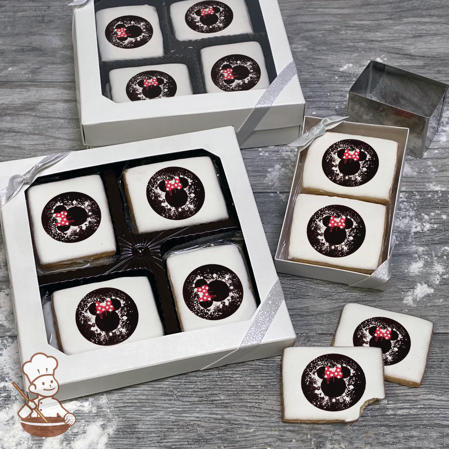 Minnie Splash Cookie Gift Box (Rectangle)
