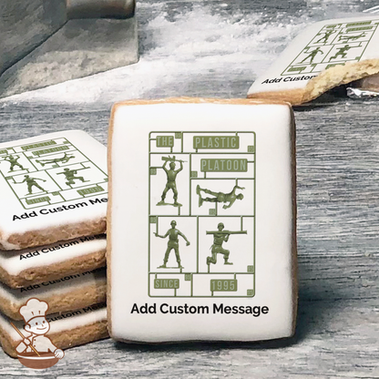 Toy Story Plastic Platoon Custom Message Cookies (Rectangle)