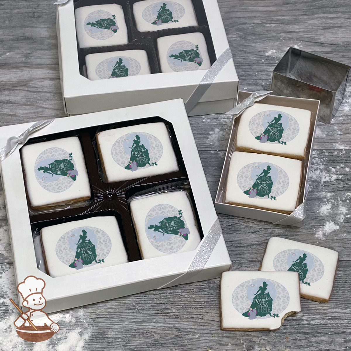 Cinderella Even Miracles Cookie Gift Box (Rectangle)