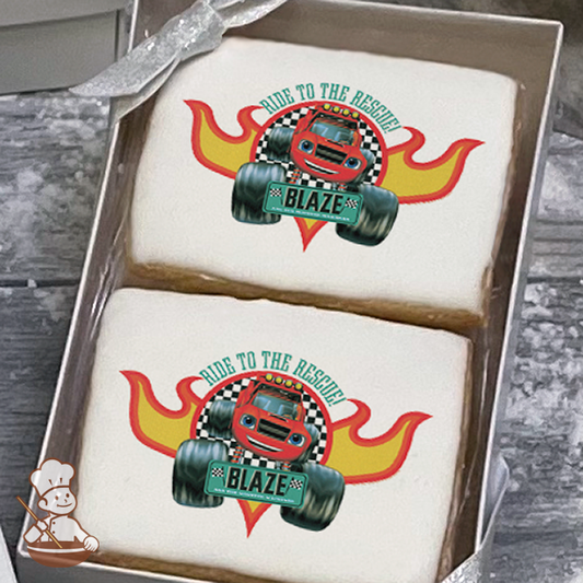 Blaze Ride to the Rescue Cookie Gift Box (Rectangle)