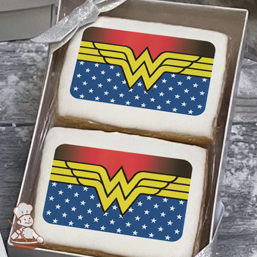 Wonder Woman Freedom Cookie Gift Box (Rectangle)