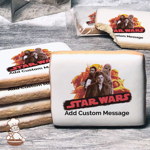Solo A Star Wars Story Scoundrels and Aliens Custom Message Cookies (Rectangle)