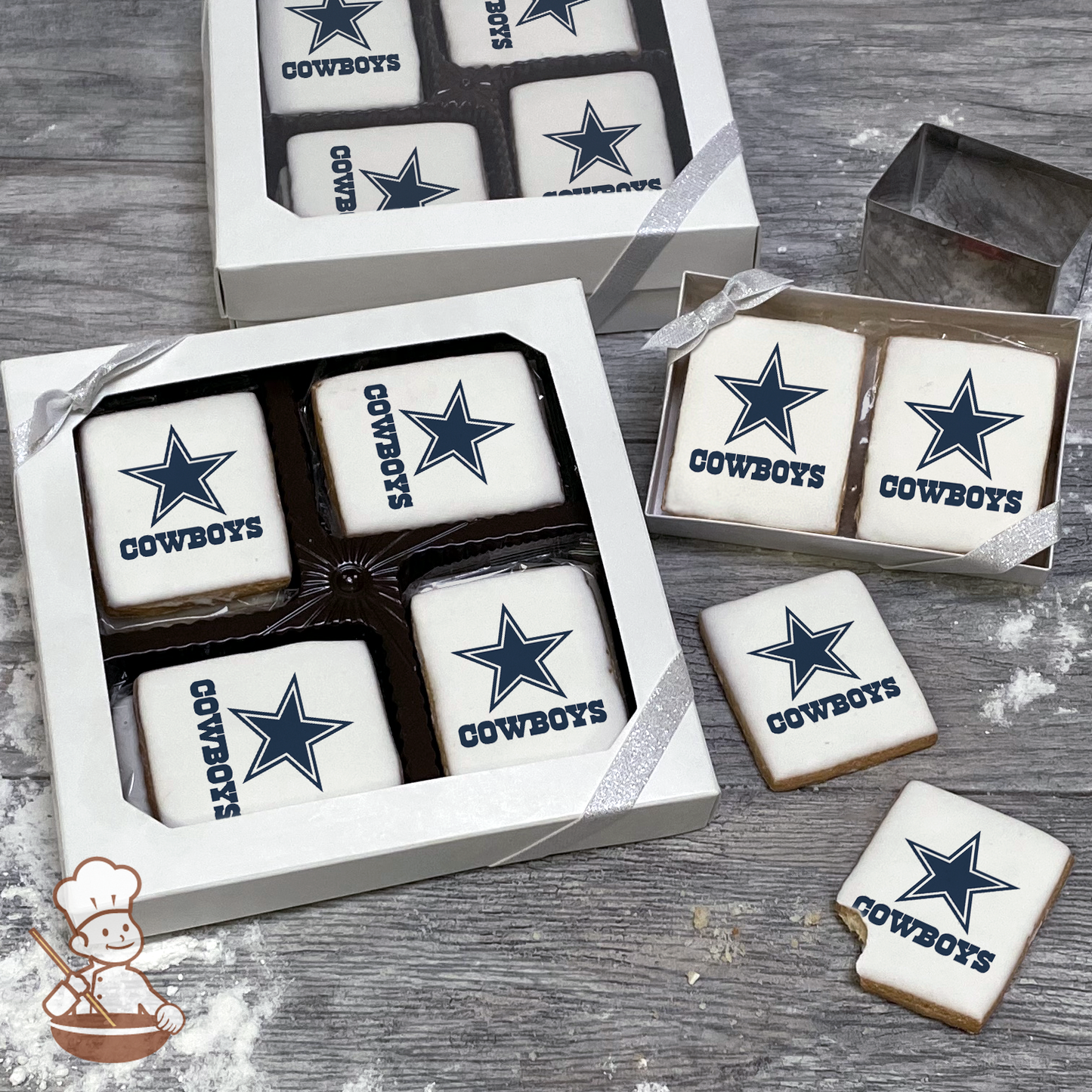 NFL Dallas Cowboys Cookie Gift Box (Rectangle)