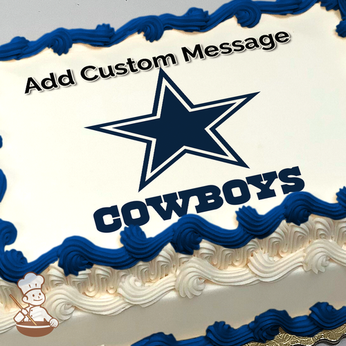 NFL Dallas Cowboys Photo Cake
