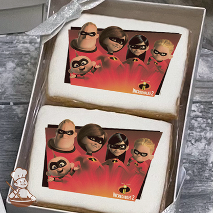 The Incredibles 2 Favorite Super Hero Family Cookie Gift Box (Rectangle)