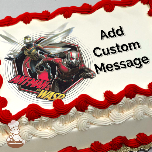 Ant Man and The Wasp The Duo Photo Cake
