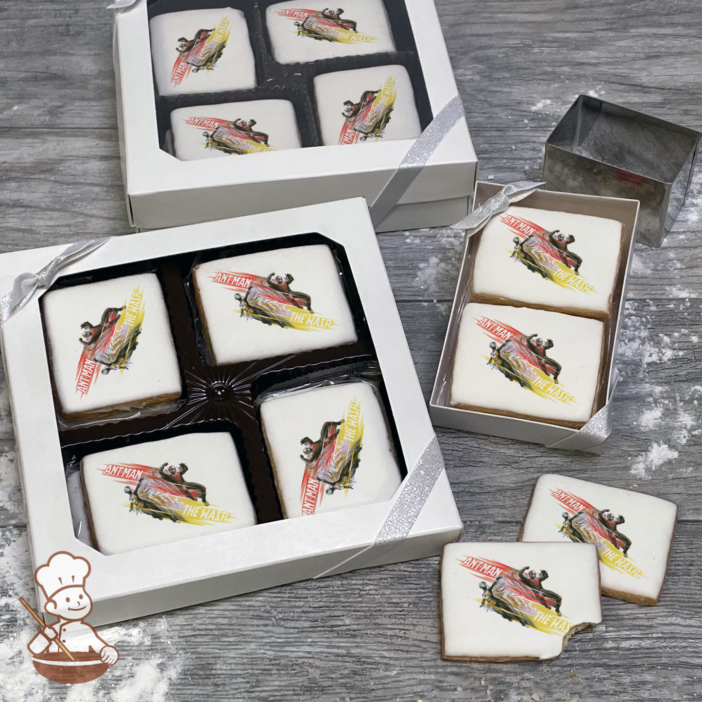 Ant Man and The Wasp Subatomic Cookie Gift Box (Rectangle)