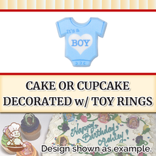 Load image into Gallery viewer, Its a Boy Rings (free design)