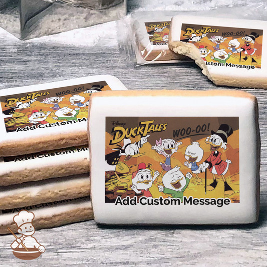 Duck Tales Woo-oo! Custom Message Cookies (Rectangle)