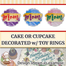 Load image into Gallery viewer, Watercolor Mom Rings (free design)