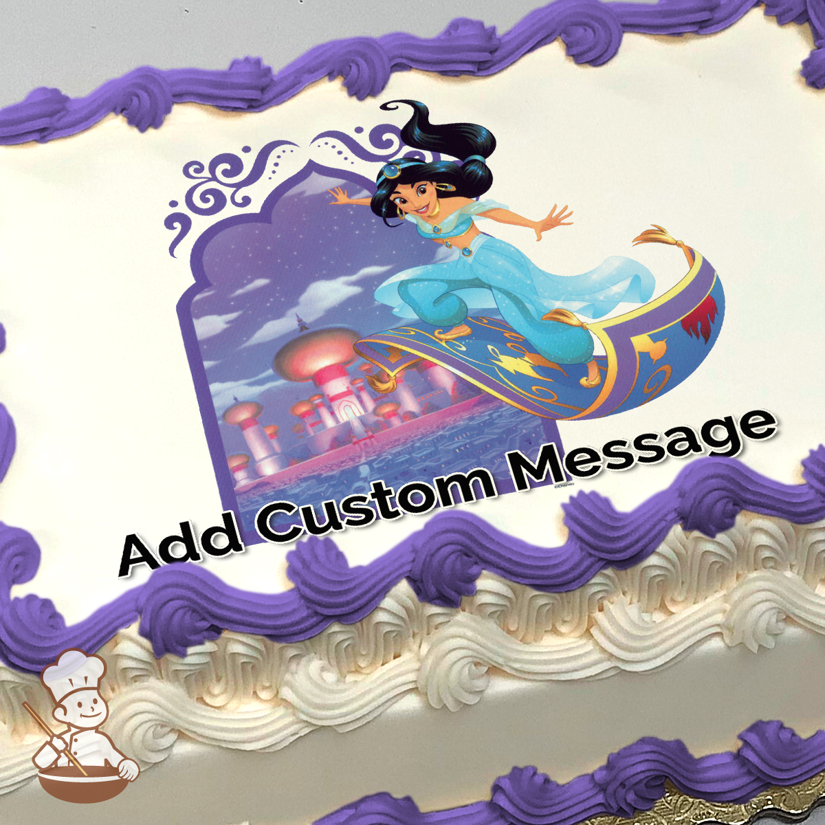 Disney Princess Escape To Agrabah Photo Cake