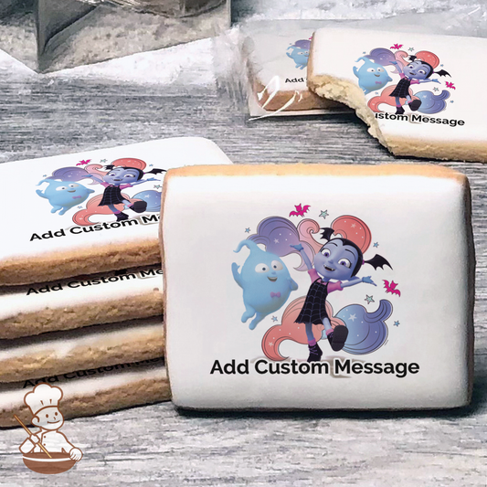 Vampirina Fantastical Friends Custom Message Cookies (Rectangle)