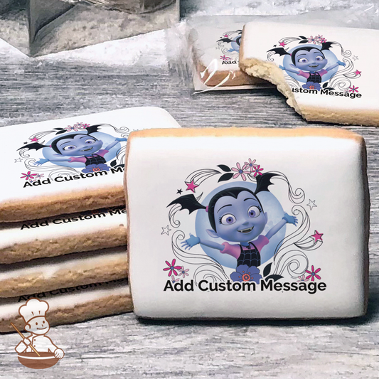 Vampirina Sweet As Can Vee Custom Message Cookies (Rectangle)