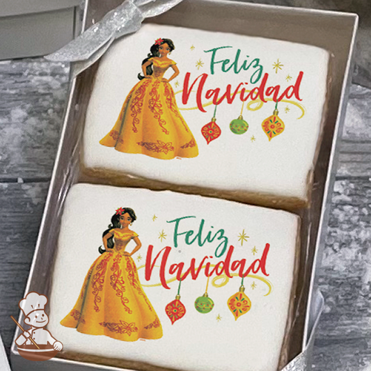 Elena of Avalor Feliz Navidad Cookie Gift Box (Rectangle)