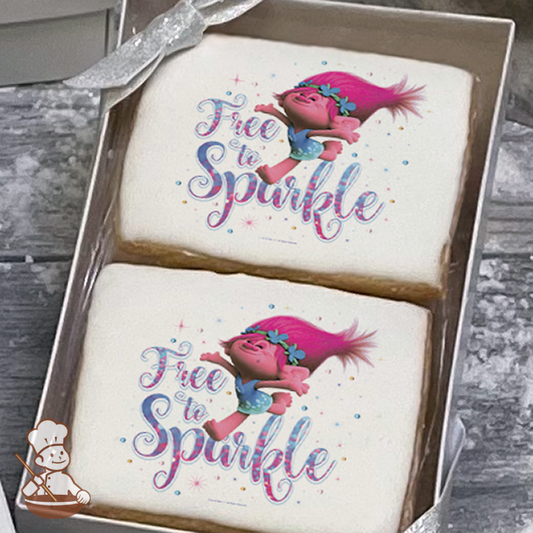 Trolls Free To Sparkle Cookie Gift Box (Rectangle)