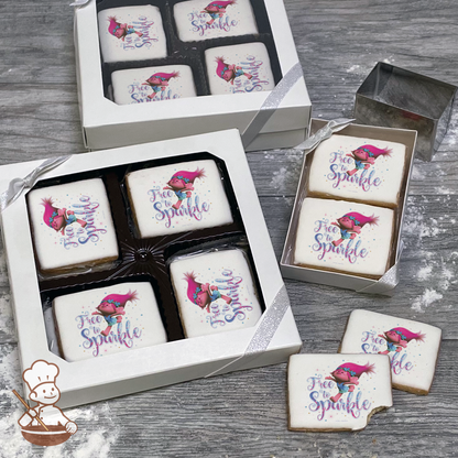 Trolls Free To Sparkle Cookie Gift Box (Rectangle)