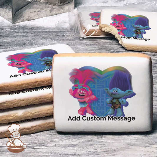 Trolls Cool Vibes Custom Message Cookies (Rectangle)