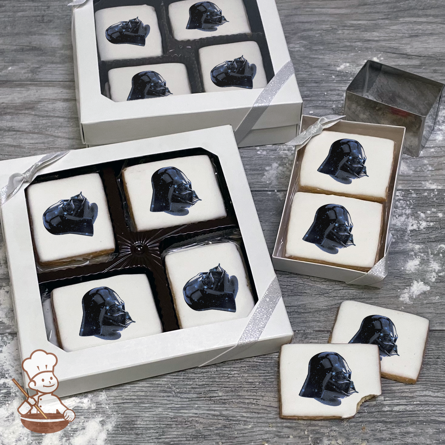 Star Wars Vader Galaxy Cookie Gift Box (Rectangle)