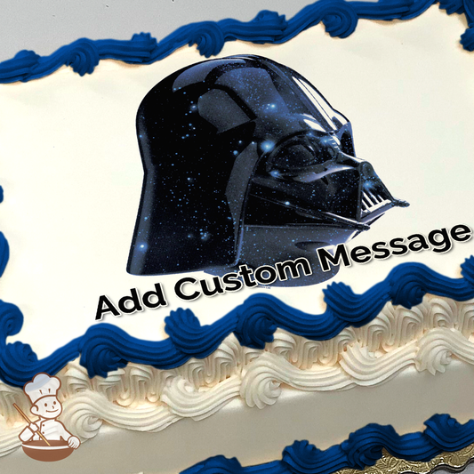 Star Wars Vader Galaxy Photo Cake