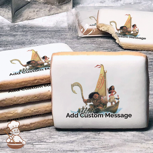 Moana Wayfinder Voyage Custom Message Cookies (Rectangle)