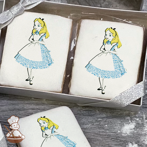 Alice in Wonderland Cookie Gift Box (Rectangle)