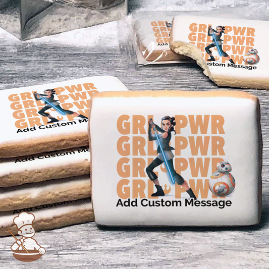 Star Wars Forces of Destiny Girl Power Custom Message Cookies (Rectangle)