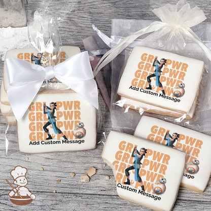 Star Wars Forces of Destiny Girl Power Custom Message Cookies (Rectangle)