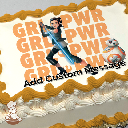 Star Wars Forces of Destiny Girl Power Photo Cake
