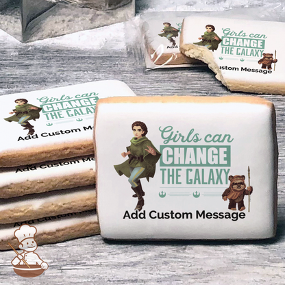 Star Wars Forces of Destiny Be Fearless Custom Message Cookies (Rectangle)